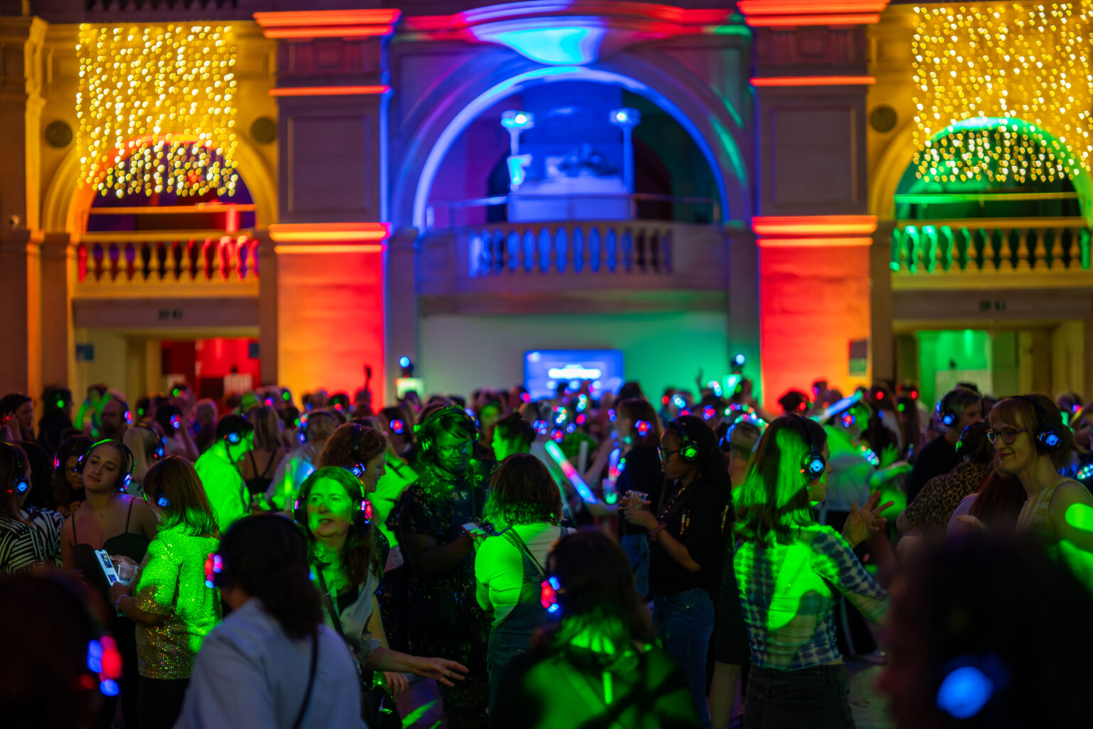 Bristol Museum Silent Disco Lights